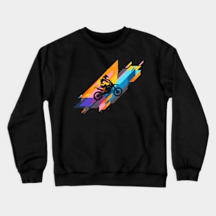 Motorcross Dirt Bike Rider Biker Motorist Motorcycle Crewneck Sweatshirt